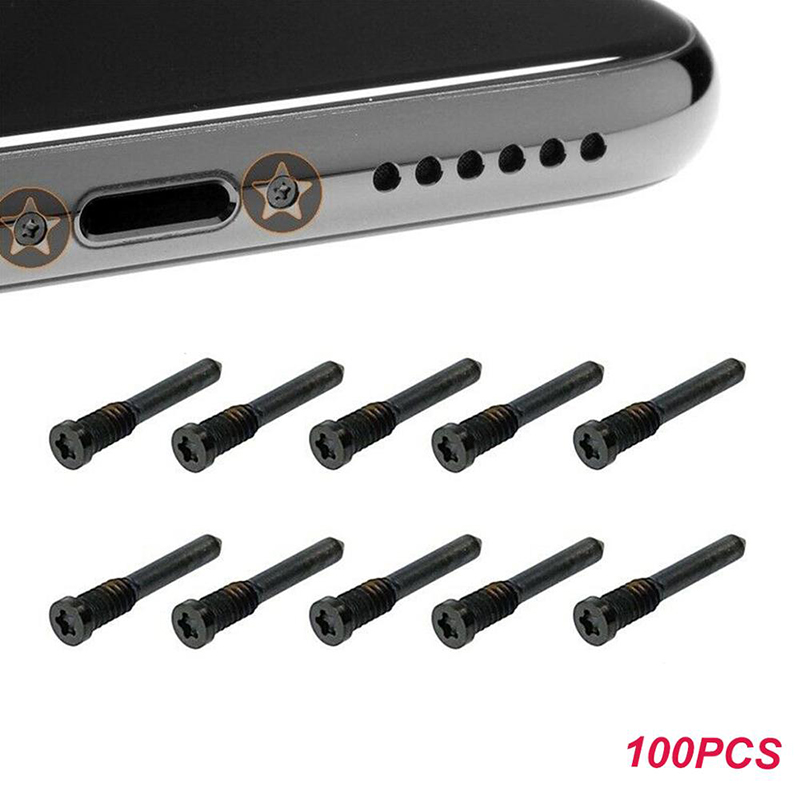 Tech Accessories Apple - 100Pcs Bottom Pentalobe Screws Repair Phone