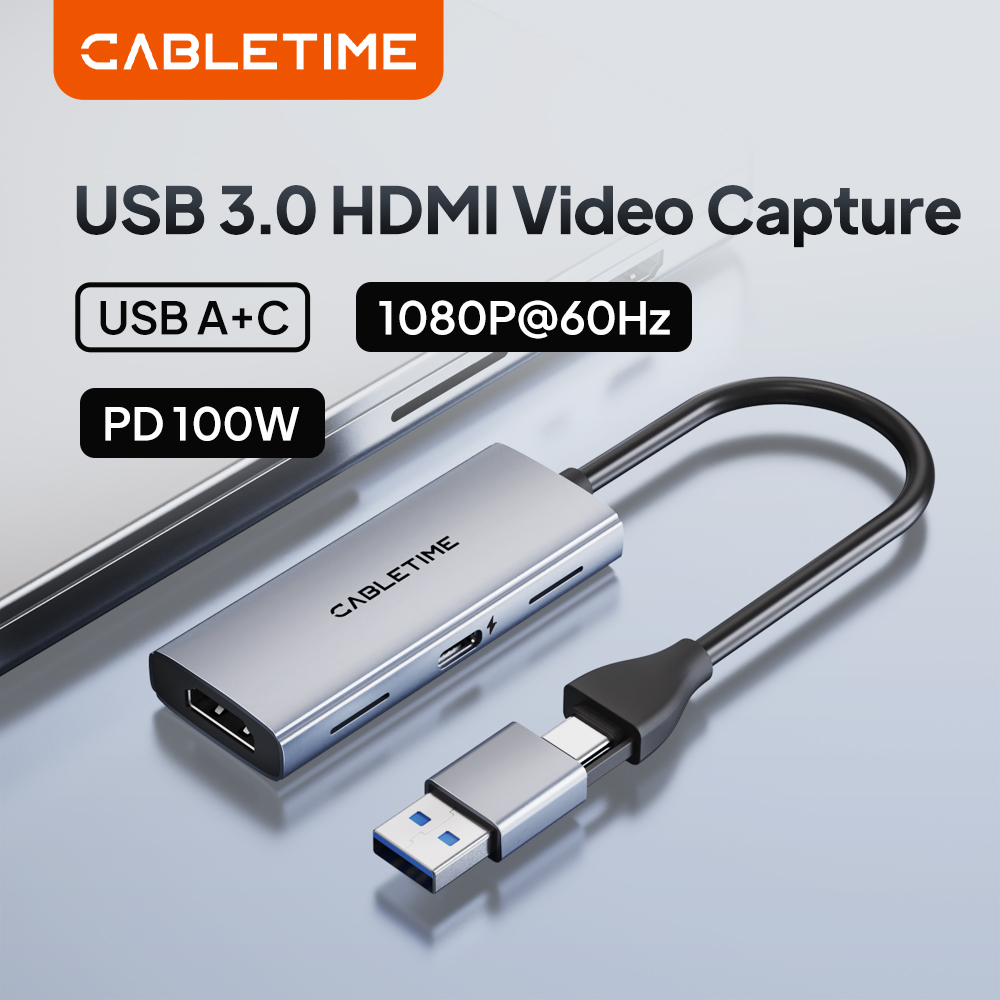 CABLETIME USB 3.0 HDMI Video C – Usb C To Hdmi recenzja i cena