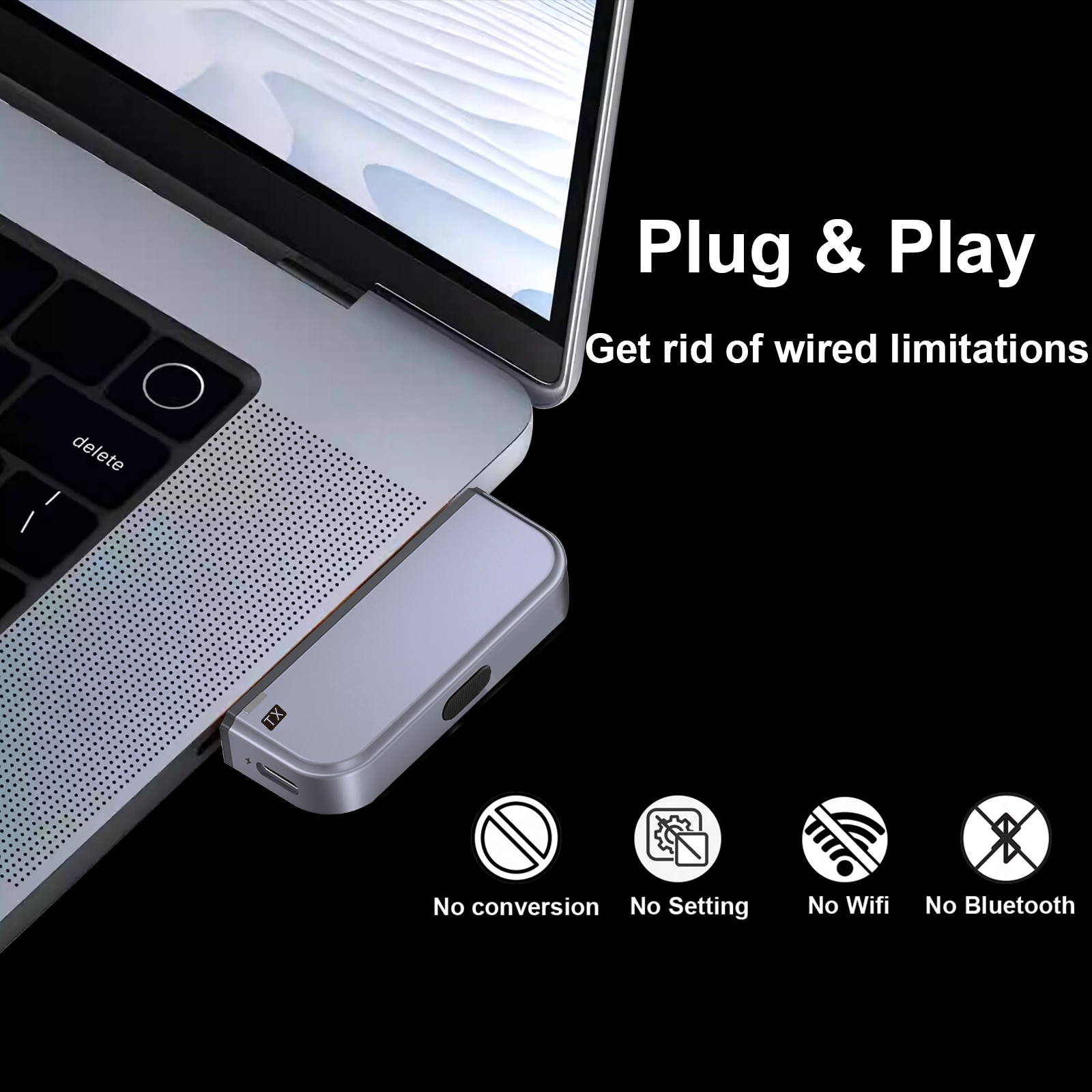 2-in-1 Type C Wireless HDMI Tr – Usb C To Hdmi recenzja i cena