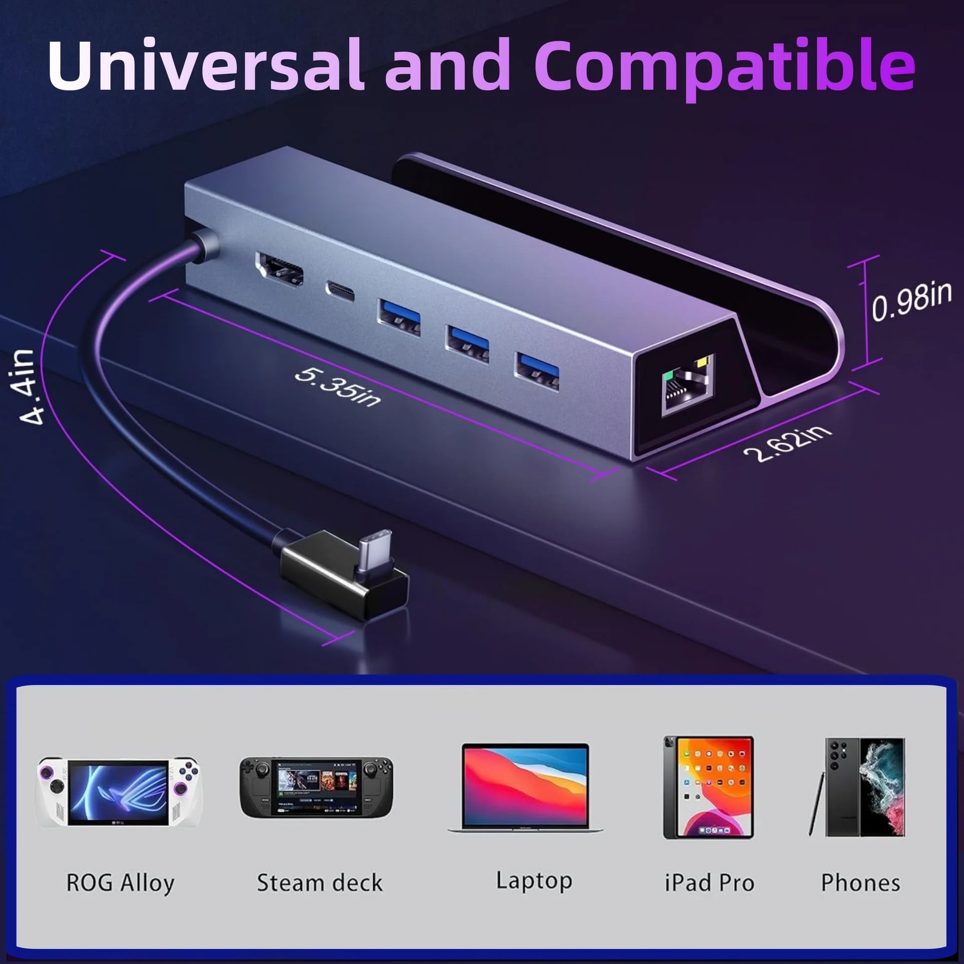 6 in 1 Docking Station for Ste – Usb C To Hdmi recenzja i cena